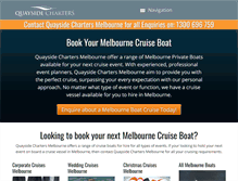 Tablet Screenshot of boatcruisesmelbourne.com